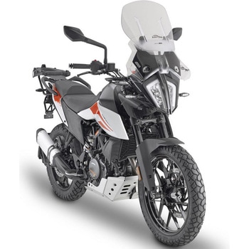 エアフロースライディング ウインドスクリーン KTM 390/790/890 Adventure H×W ma× 52×48 cm 12 cm スライディング ブラケット付属 - GIVI(ジビ)