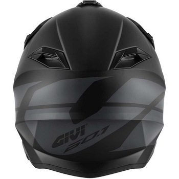 オフロードヘルメット 60.1 INVERT マットブラック/ダークグレー サイズ 61/XL GIVI(ジビ)