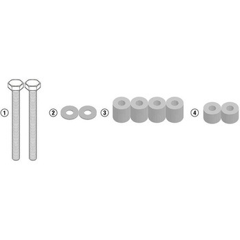 SLD4123KIT クラッシュパッドフィッティングキット GIVI(ジビ) 51594910