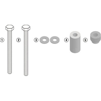 SLD8704KIT クラッシュパッドフィッティングキット GIVI(ジビ) 51594937