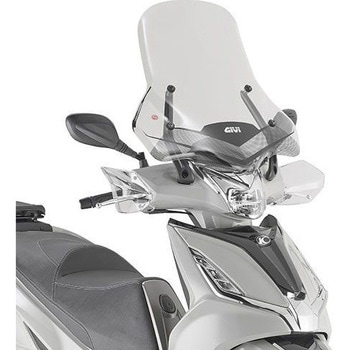 クリア ウインドシールド 58 × 57 cm Kymco Agility 300 R16 (19  20) GIVI(ジビ)