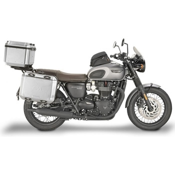 サイドケースキャリア スティールパイプ ブラック GIVI(ジビ)