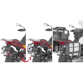 サイドラック Onefit 取り外し可能 Monokey GIVI(ジビ)
