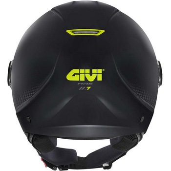 ジェットヘルメット 11.7 SOLID マットブラック/イエロー サイズ 59/L - GIVI(ジビ)