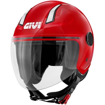 ジェットヘルメット 11.7 SOLID マットレッド サイズ 59/L GIVI(ジビ)