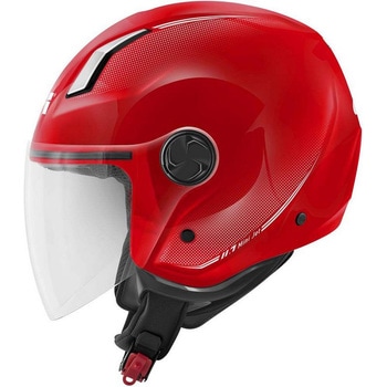 ジェットヘルメット 11.7 SOLID マットレッド サイズ 59/L GIVI(ジビ)