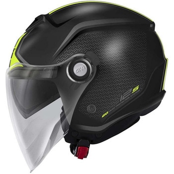 ジェットヘルメット 12.5 GRAPHIC TOUCH マットブラック/イエロー サイズ 60/L GIVI(ジビ)