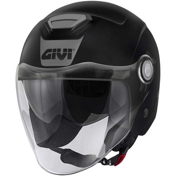 ジェットヘルメット 12.5 SOLID Opaque ブラック サイズ 54/XS GIVI(ジビ)