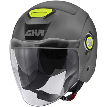 ジェットヘルメット 12.5 SOLID グレー サイズ 56/S GIVI(ジビ)