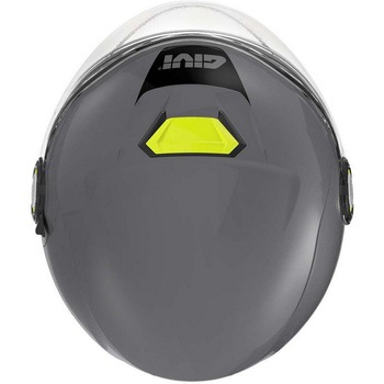 ジェットヘルメット 12.5 SOLID グレー サイズ 56/S GIVI(ジビ)