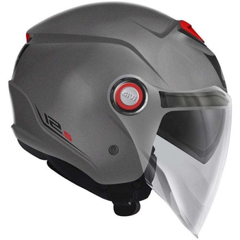 ジェットヘルメット 12.5 SOLID マットチタン サイズ 54/XS GIVI(ジビ)