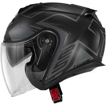 ジェットヘルメット X.25 TRACE マットブラック/チタン サイズ 61/XL GIVI(ジビ)