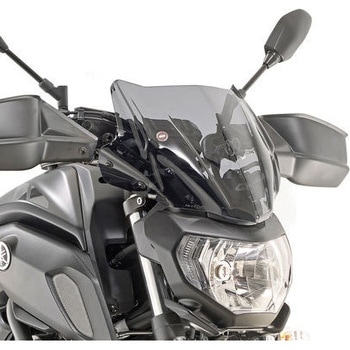 スクリーン Yamaha MT07 1820 スモーク dim. H×W 28×365 cm フィッティングキット付属 GIVI(ジビ)