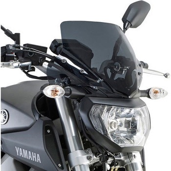 スクリーン Yamaha MT09 1416 スモーク dim. H×W 285×36 cm フィッティングキット付属 GIVI(ジビ)