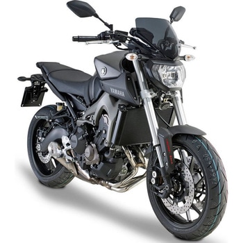 スクリーン Yamaha MT09 1416 スモーク dim. H×W 285×36 cm フィッティングキット付属 GIVI(ジビ)