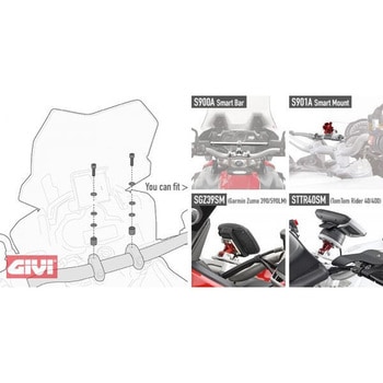 スマートバー 取り付け用 アダプターキット GIVI(ジビ)