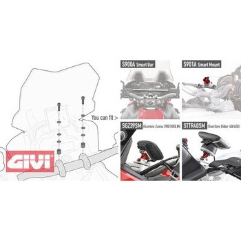 スマートバー 取り付け用 アダプターキット GIVI(ジビ)