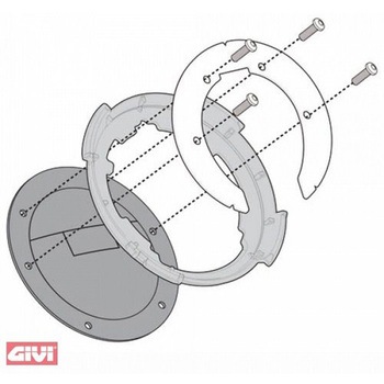 BF23 タンクアタッチメント： タンクロック タンクバッグ GIVI(ジビ) 51602278
