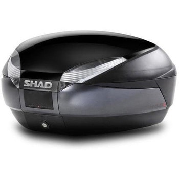 トップケース SH48 ダークグレー カーボン バックレスト付き SHAD (シャッド)