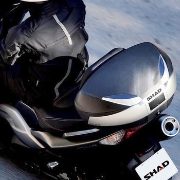 トップケース TC SH48 カーボン バックレスト付き SHAD (シャッド)