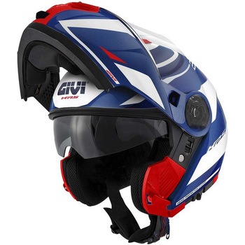 フリップアップヘルメット X.21 EVO NUMBER ホワイト/レッド サイズ 56/S GIVI(ジビ)