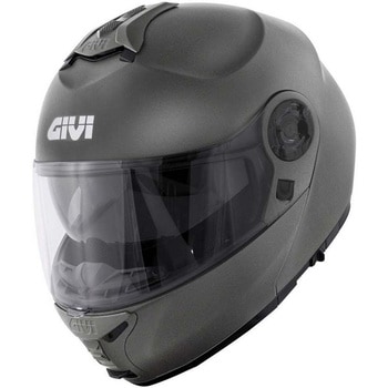 フリップアップヘルメット X.21 EVO SOLID マットチタン サイズ 56/S GIVI(ジビ)