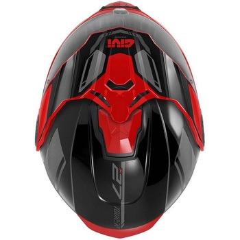 フリップアップヘルメット X.27 TOURER GRAPHIC ブラック/レッド サイズ 54/XS GIVI(ジビ)