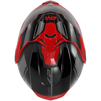 フリップアップヘルメット X.27 TOURER GRAPHIC ブラック/レッド サイズ 60/L GIVI(ジビ)