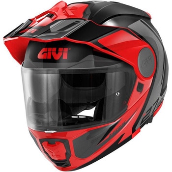 フリップアップヘルメット X.27 TOURER GRAPHIC ブラック/レッド サイズ 63/XXL GIVI(ジビ)