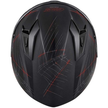 フルフェイスヘルメット 50.7 PHOBIA マットブラック/レッド サイズ 54/XS GIVI(ジビ)