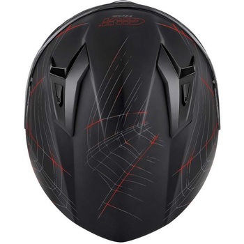 フルフェイスヘルメット 50.7 PHOBIA マットブラック/レッド サイズ 56/S GIVI(ジビ)