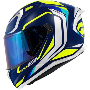 フルフェイスヘルメット 50.8 MACH1 ホワイト/イエロー サイズ 61/XL GIVI(ジビ)