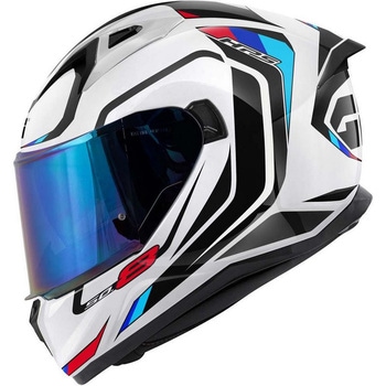 フルフェイスヘルメット 50.8 MACH1 ホワイト/ブラック/レッド サイズ 63/XXL GIVI(ジビ)