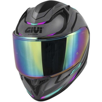 フルフェイスヘルメット 50.8 MACH1 マットチタン/ブラック/ピンク サイズ 54/XS GIVI(ジビ)