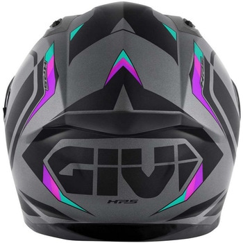 フルフェイスヘルメット 50.8 MACH1 マットチタン/ブラック/ピンク サイズ 54/XS GIVI(ジビ)