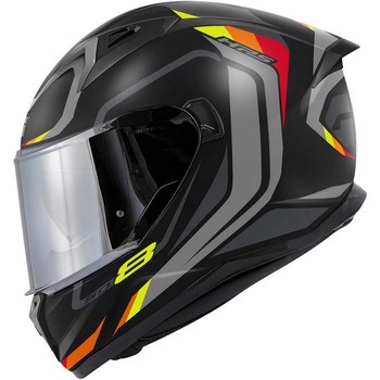 フルフェイスヘルメット 50.8 MACH1 マットブラック/グレー/レッド サイズ 63/XXL GIVI(ジビ)