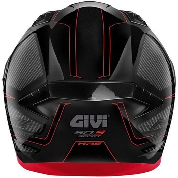 フルフェイスヘルメット 50.9 ENIGMA ブラック/チタン/レッド サイズ 54/XS - GIVI(ジビ)