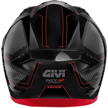 フルフェイスヘルメット 50.9 ENIGMA ブラック/チタン/レッド サイズ 60/L GIVI(ジビ)