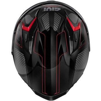フルフェイスヘルメット 50.9 ENIGMA ブラック/チタン/レッド サイズ 60/L GIVI(ジビ)