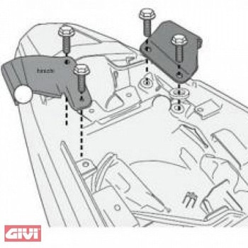 マウンティングキット PL1121 / PL1121CAM / PLX1121 キャリア - GIVI(ジビ)