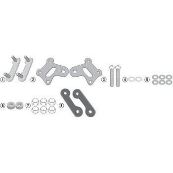 マウンティングキット スクリーン A200G / A210G GIVI(ジビ)