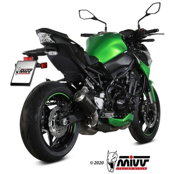 マフラー Mk3 ブラックステンレスエキゾースト MIVV (ミヴ)