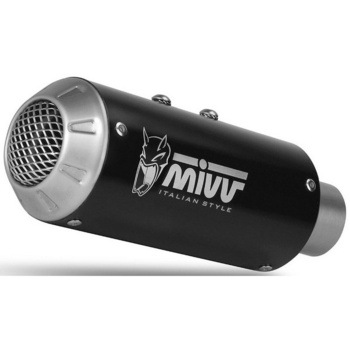 マフラー Mk3 ブラックステンレスエキゾースト MIVV (ミヴ)