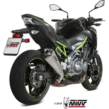 マフラー SPORT スリップオンマフラー DELTA RACE ステンレス カーボン cap KAWASAKI Z900 MIVV (ミヴ)