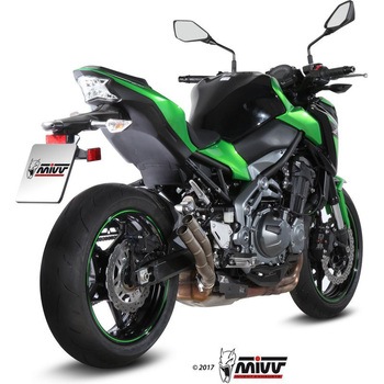 マフラー SPORT スリップオンマフラー DOUBLE GUN FULL チタン KAWASAKI Z900 MIVV (ミヴ)