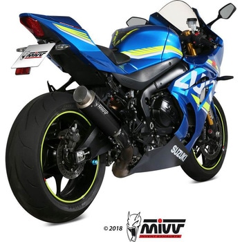 マフラー SPORT スリップオンマフラー GPpro スチールブラック SUZUKI GSXR 1000 MIVV (ミヴ)