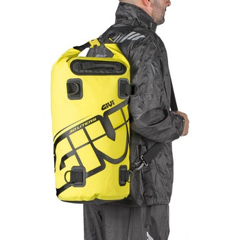 防水 サドル / リアラックバッグ EasyT EA114FL 30 L. H×L×W 27×50×27cm イエロー GIVI(ジビ)