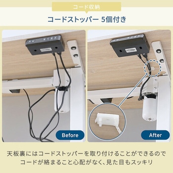電動昇降デスク メモリー機能付き 幅120 奥行60 高さ71-116cm YAMAZEN(山善)