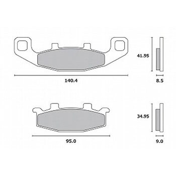 936MA-X MEGA ALLOY X PAD シンタード 1個 RK JAPAN 【通販サイト 