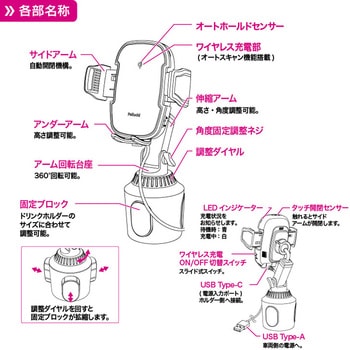 スマートフォン ホルダー Pellucid(旧MIRAREED)